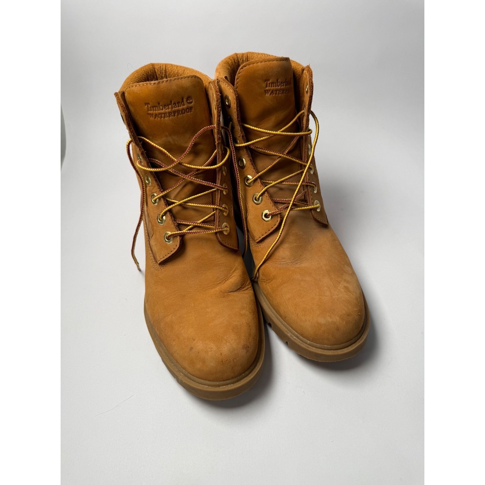 Timberland Waterproof 6 Inch Premium Nubuck Leather Work Boots Wheat Mens‎